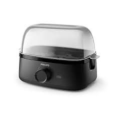 جهاز طهي البيض من سلسلة 3000 من فيليبس، HD9137 91، أسود لامع
