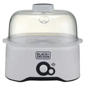 بلاك آند ديكر طباخ بيض محمول 280 واط 280.0 واط EG200-B5 أبيض/شفاف