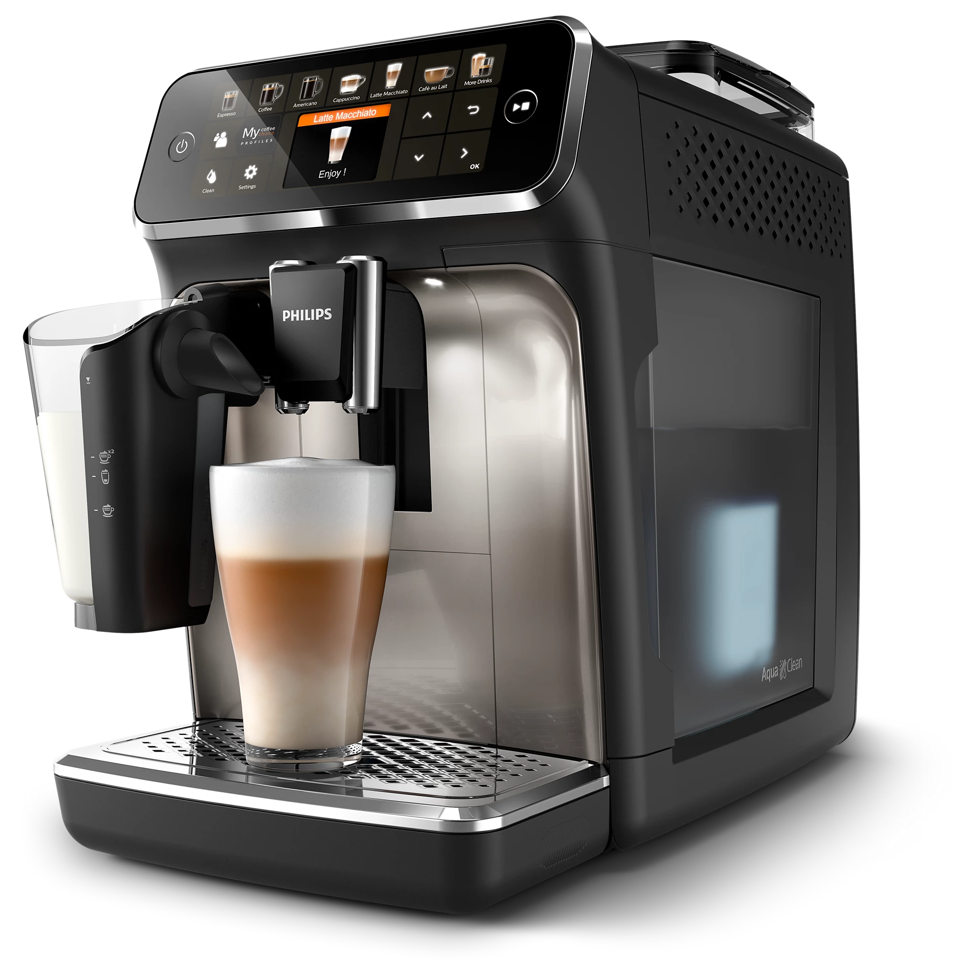 السلسلة 5400 من Philips آلات تحضير الإسبريسو الأوتوماتيكية بالكامل EP5447/90 - الصورة 2
