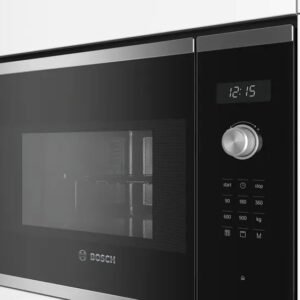 ميكرويف بلت إن 25 لتر BOSCH سيرىس 6 _ اللون أسود _ 60سم*38سم موديل BFL554MS0