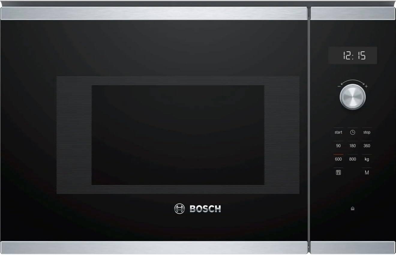 ميكرويف بلت إن 25 لتر BOSCH سيرىس 6 _ اللون أسود _ 60سم*38سم موديل BFL554MS0 - الصورة 6