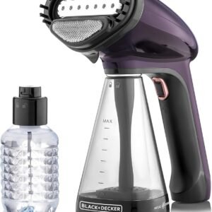 مكواة بخار محمولة باليد 1500 واط من بلاك اند ديكر، ارجواني - HST1500-B5