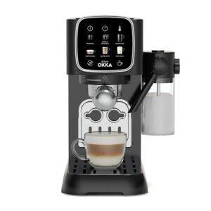 ماكينة تحضير اسبريسو سولو ام شبه أوتوماتيكية من اوكا، أسود كوبر، OK0032-04