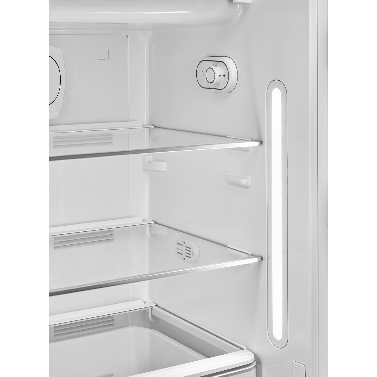 ثلاجة سميج FAB28RWH6 Refrigerator بيضاء سعة 270 لتر - الصورة 5