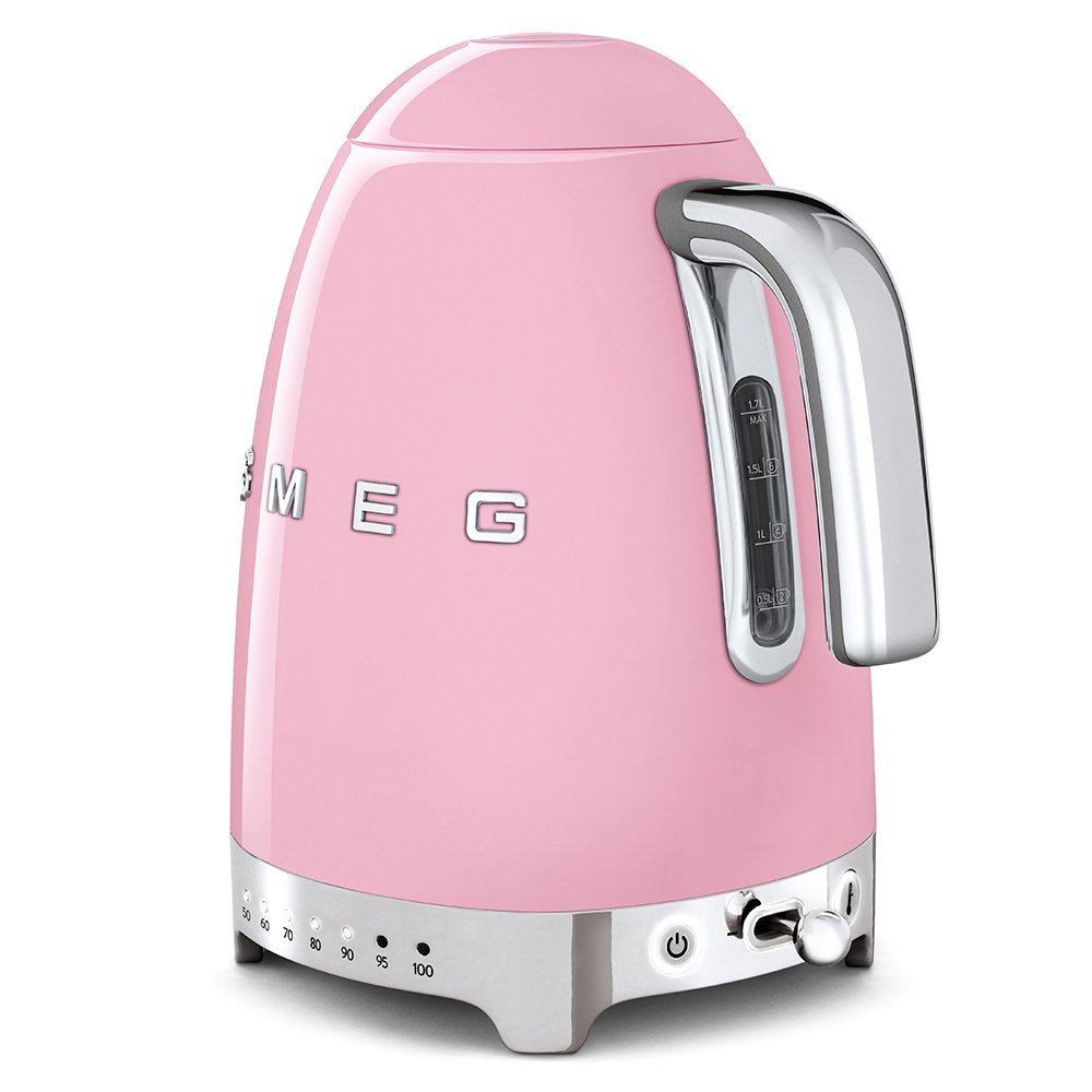 Smeg KLF04PK Variable Temperature Pink Kettle