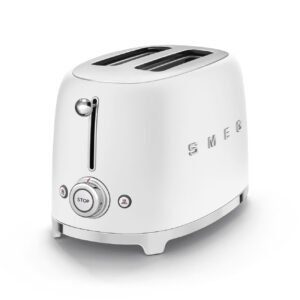Smeg TSF01WHM Matte White Toaster