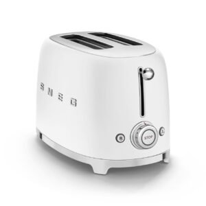 Smeg TSF01WHM Matte White Toaster