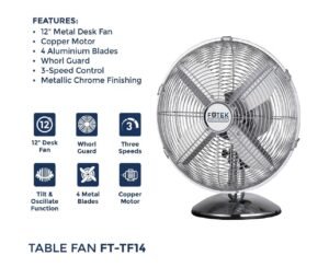 FUTEK FT-TF14 Table Fan